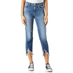 7 For All Mankind Dames JSYX1200TB Jeans, Mid Blue, 29