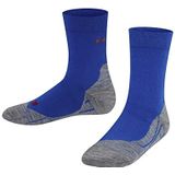 FALKE Uniseks-kind HardloopSokken RU4 K SO Katoen Functioneel Material Anti-blaar 1 Paar, Blauw (Cinque Terre 6524), 35-38