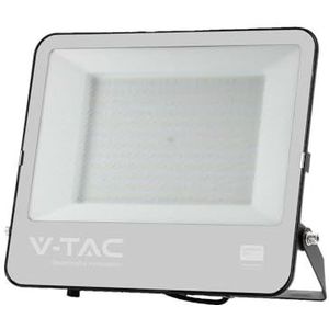 200 W projector met geavanceerde chip en kabel inbegrepen, 6500 K licht, elegant zwart-grijs design en matglas voor heldere projectie, perfect voor elke omgeving.