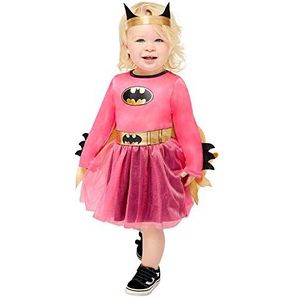 (PKT) (9909324) Roze Batgirl-kostuum voor meisjes (6-12 maanden)