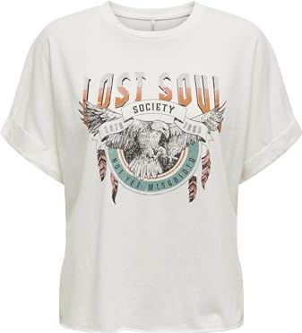 Dames-T-shirt Only Lucy Life