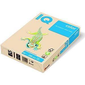 IQ 129969 multifunctioneel papier, A4, 160 g, crèmekleurig, 250 vellen
