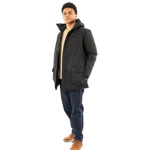 SCHOTT - Elder - Trenchcoat - Zwart - Halflang - 100% Polyester