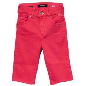 Replay Nellie Hyperflex Colour X-Lite Skinny jeans met hoge taille voor meisjes, 061 Hibiscus, 10 Jaar
