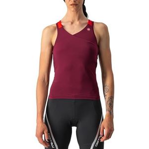 CASTELLI Solaris TOP Sweatshirt Dames Bordeaux/Rood XS
