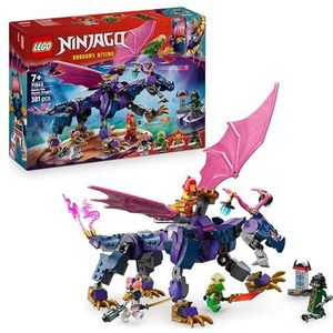 LEGO NINJAGO Rontu The Master Dragon - Interactief Spel - Beweegbaar Drakenfiguur - Minifiguren van Lloyd, Sora & Brasera