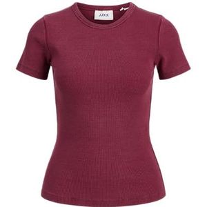 T-shirt - Effen - Jersey - Ronde Hals - Kwartmouw