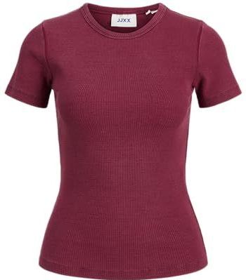 T-shirt - Effen - Jersey - Ronde Hals - Kwartmouw