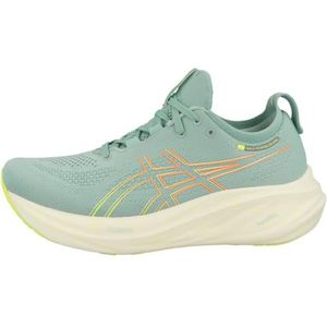 ASICS Gel-Nimbus 26, damessneakers, Lichtgeel Celadon Safety, 35.5 EU