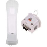 Zerone 2 PCS Motion Plus Adapter Met Siliconenhoes Voor Remote Controller - Externe Sensor Accessoire Voor U Afstandsbediening (Wit)