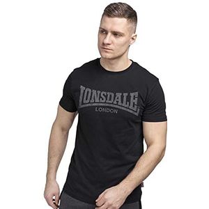 Lonsdale Heren Logo Kai T-shirt, zwart, 5XL