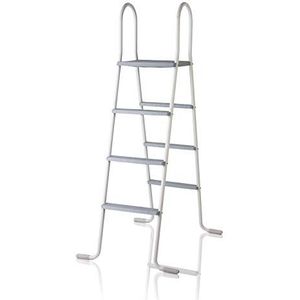 Gre ET1213 Ladder voor bovengronds zwembad, 136 cm grijs