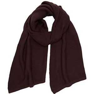 PIECES Dames sjaal Billi Scarf 13, effen, Rood (Fudge), One Size (Fabrikant maat:ONESIZE)