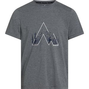 Mckinley NATA II T-shirt voor heren, melange/antraciet, XXL