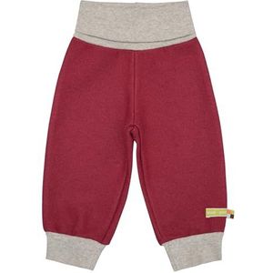 loud + proud Meisjes Wollwalk, GOTS-gecertificeerde broek, rood, 62-68
