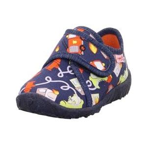 Superfit Spotty Baby - jongens Muiltje pantoffels, Blauw Veelkleurig 8070, 19 EU