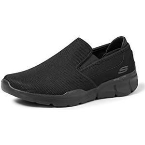 Skechers Equalizer 3.0-Sumnin-52937 Slip On Sneakers voor heren, zwart zwart zwart bbk., 41.5 EU