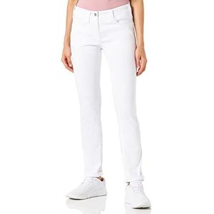BP 1755-311-0021-27/32 Dames Slim-Fit Jeans - 65% katoen, 30% polyester, 5% elastaan - comfort stretch - kleur wit - maat 27/32