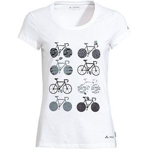Vaude Dames T-shirt Women's Cyclist T-Shirt V, wit, 38, 42126