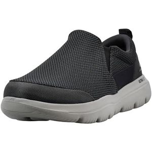 Skechers Go Walk Evolution Ultra Impeccable, heren tennis, houtskoolgrijs textiel houtskool, 46 EU