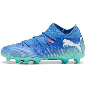 PUMA FUTURE 7 MATCH FG/AG Jr Unisex Sportschoenen Bluemazing PUMA White Electric Peppermint