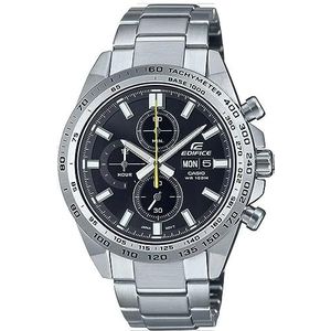 Casio Mannen Chronograaf Quartz Horloge Met Roestvrij Stalen Band EFR-574D-1AVUEF, Zilver, Armband