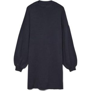 Vero Moda - VMNANCY LS FUNNELNECK DRESS GA NOOS - Gebreide Jurk - Navy Blazer