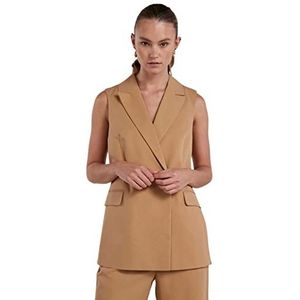 PIECES Pctally Blazer Vest Noos Vest voor dames, Indian Tan, XL
