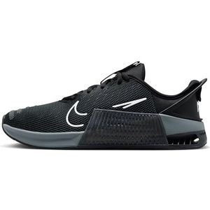 Nike M Metcon 9 Flyease, herensneakers, Zwart Wit Antraciet Smoke Grey, 47.5 EU