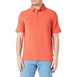 bugatti Heren 8151-35021 Poloshirt, roest-690, Regular, Roest-690, S