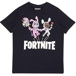 Fortnite Bunny-Ärger T-shirt, Kinderen, 128-182, Marine, Officiële Koopwaar