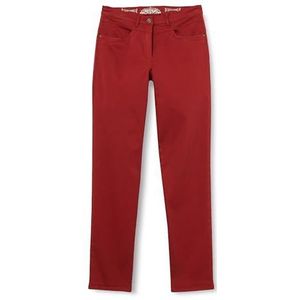 Raphaela by Brax Caren New Soft Tencel Denim broek voor dames, cranberry, 36W x 32L