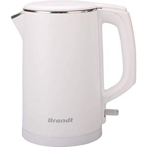 Brandt elektrische waterkoker, 1,5 liter, wit