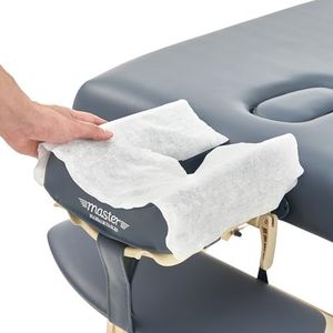 Master Massage Wegwerp hoofdbordbekleding voor massagestoel vliesdoeken voor hoofdsteun 100 st. Wit