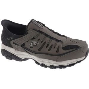 Skechers Afterburn M. Fit Ridgeburn Slip-in slippers voor heren, bruin, 43 EU