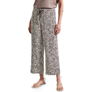 STREET ONE Damesbroek met brede pijpen, bruin, 40W / 26L