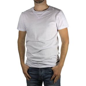Japan Rags Davy T-shirt met korte mouwen voor heren - wit - X-Large
