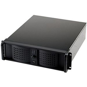 Fantec 2030.0 528 mm Diepe Industrie Rack Server Case, 48,3 cm (19 Inch) Zwart