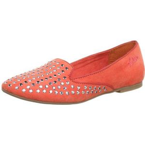 s.Oliver Casual slippers voor dames, Oranje Papaya 603, 38 EU