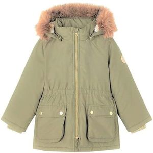 NAME IT MINI meisjesjack NMFMABE PB Camp FO Parka, Forest Night, 80