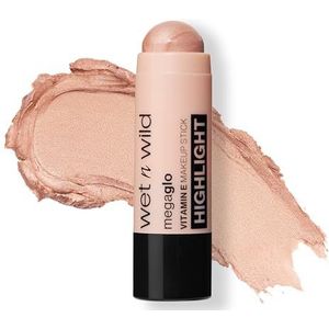 Wet n Wild, Mega Glo Vitamin E Make-up Stick, Multifunctionele Highlighter en Bronzer Stick voor Ogen, Wangen en Lippen, met Opbouwbare en Mengbare Formule, Glitzed Spell