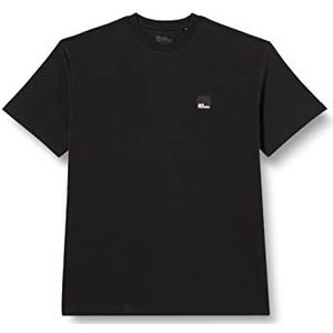 Jack Wolfskin Eschenheimer T-shirt, graniet, zwart, S uniseks, Zwart graniet, S