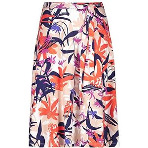 Gerry Weber Dames 110032-35043 rok, ecru/wit/rood/oranje print, 38, ecru/wit/rood/oranje print, 38