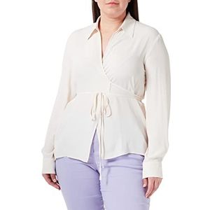 Pinko Capace Shirt Crepe De Chine voor dames, N96_rookwit, 34 NL