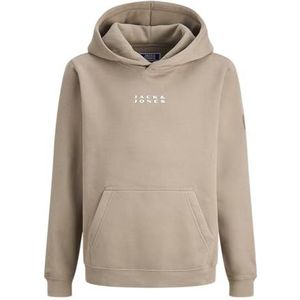 Jack & Jones - JCOPOINT SWEAT BADGE HOOD JNR - Hoodie - Desert Taupe