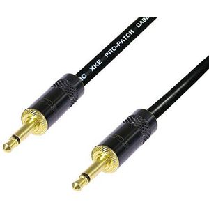 AV Link kabel 3,5 mm Mono Mini jack naar 3,5 mm Mono Mini jack kabel audio gegevens DC (25 cm, zwart) 50 cm zwart zwart