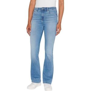Pepe Jeans Flare Uhw Jeans voor dames, skinny fit, Blauw (Denim-mi6), 25W / 30L