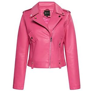 faina Dames bikerjack van kunstleer 29026785, roze, L, roze, L