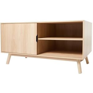 FORNOR TV-kast, hout, beige, 100 x 40 x 50 cm