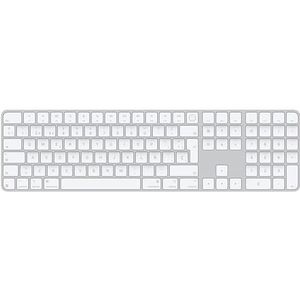 Apple Magic Keyboard met Touch ID en numeriek toetsenblok voor Mac-modellen met Apple silicon - Spaans - Witte toetsen ​​​​​​​